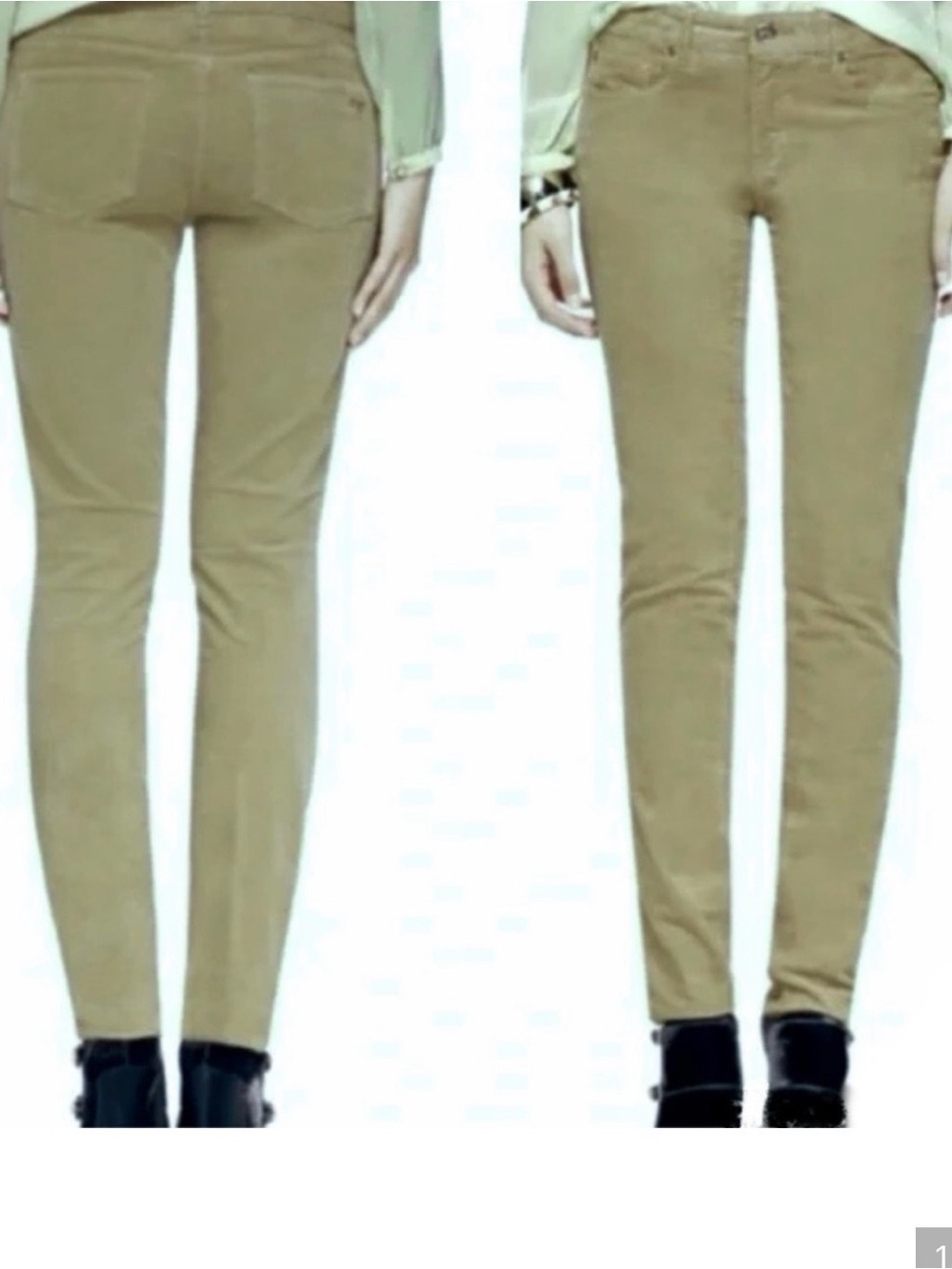 Tory Burch Slim Skinny Pants in Light Khaki